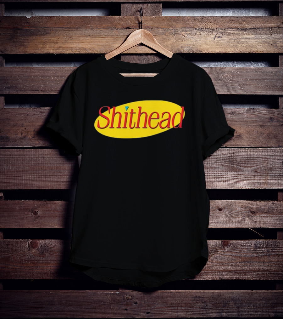 Shithead Yellow Oval T-Shirt