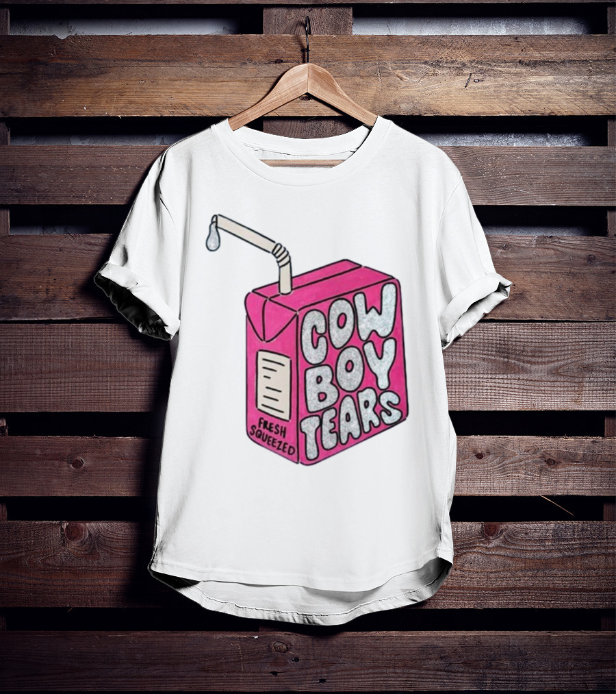 Cowboy Tears Fresh Squeezed Milk Carton T-Shirt