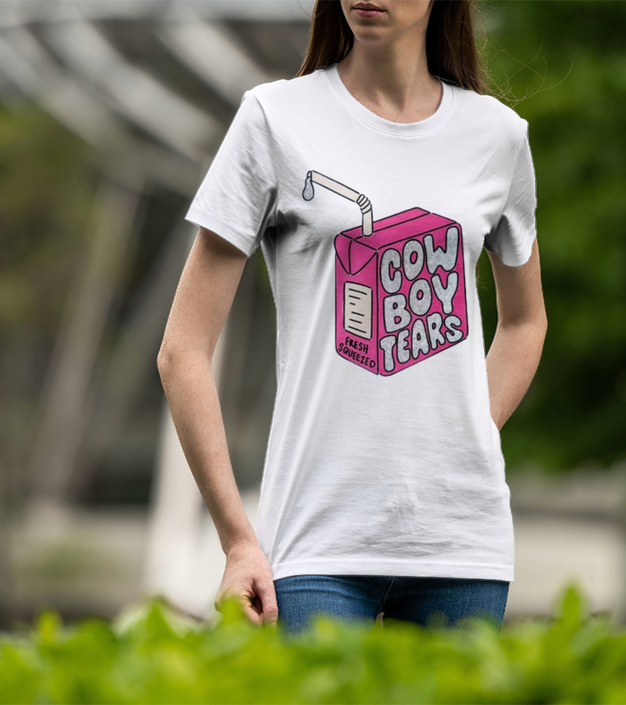 Cowboy Tears Fresh Squeezed Milk Carton T-Shirt