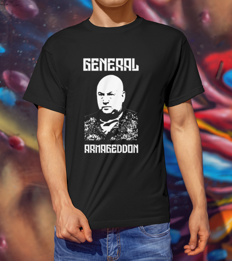 General Armageddon Gearbubble Bold Military Commander T-Shirt