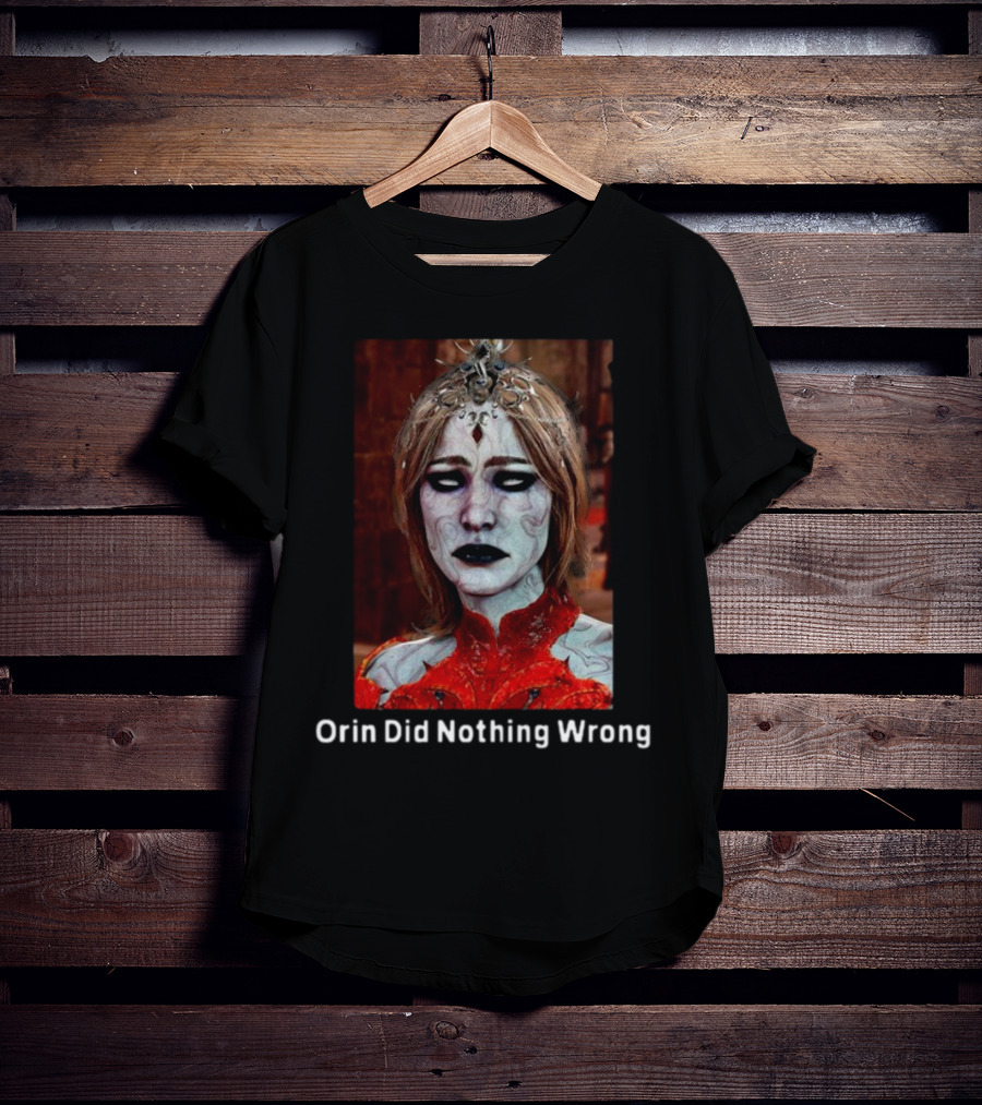 Orin Did Nothing Wrong Mysterious Gothic Character T-Shirt