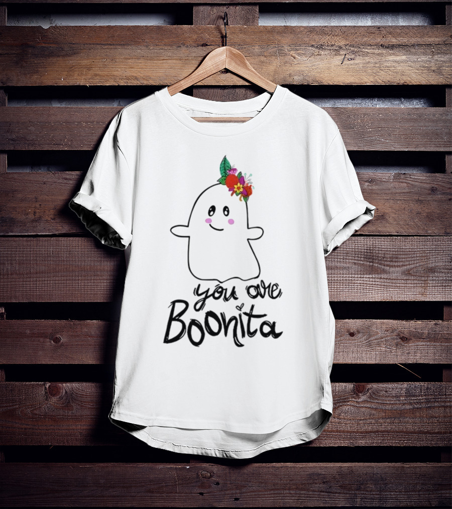 You Are Boonita Cute Ghost With Flower Crown T-Shirt
