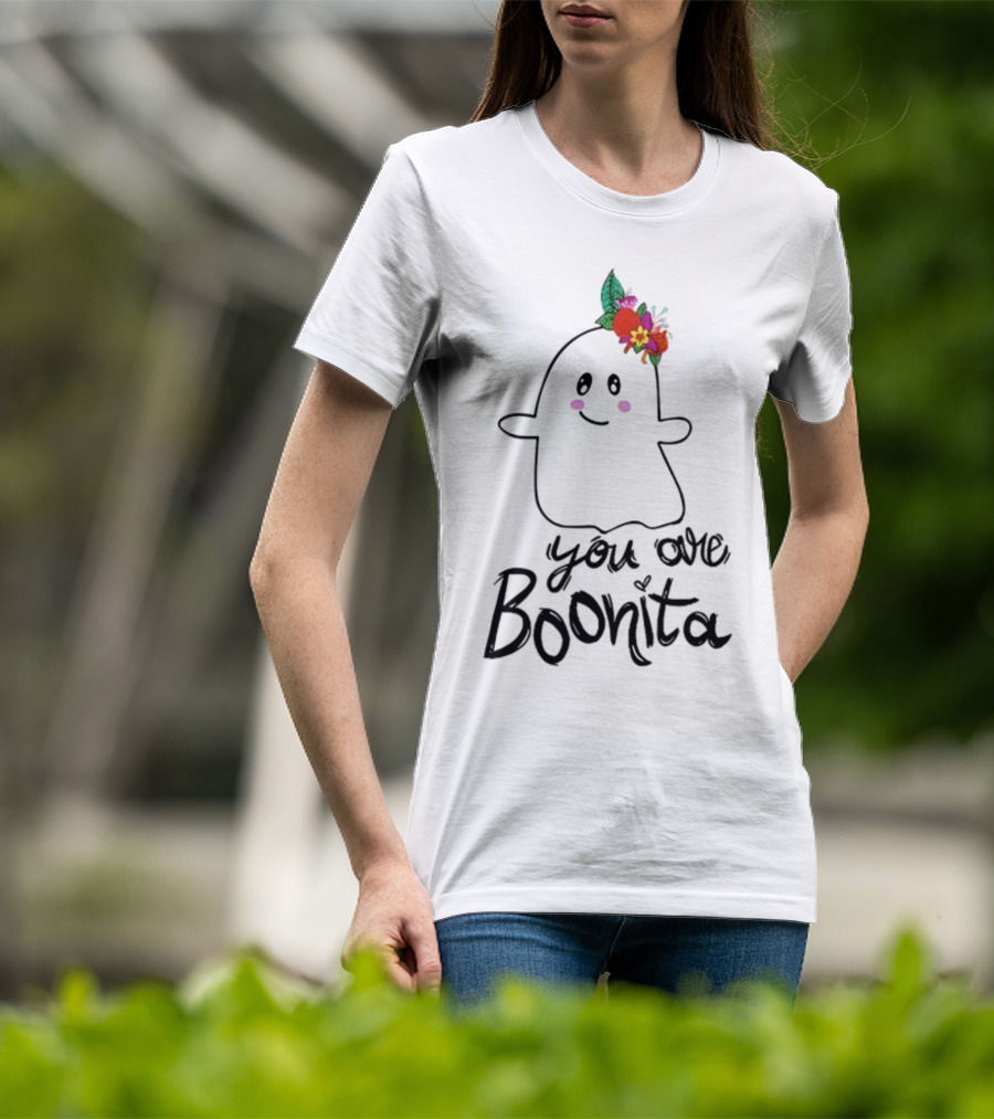 You Are Boonita Cute Ghost With Flower Crown T-Shirt