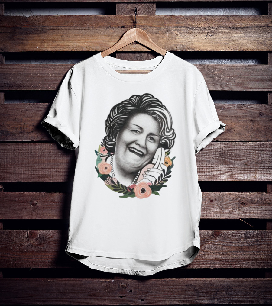 Hyacinth Bouquet With Floral Border And Telephone T-Shirt
