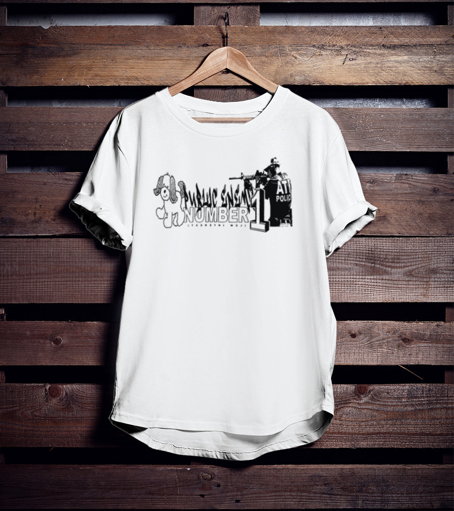Lowinterestclothing Public Enemy Number One ATF Police Cartoon T-Shirt