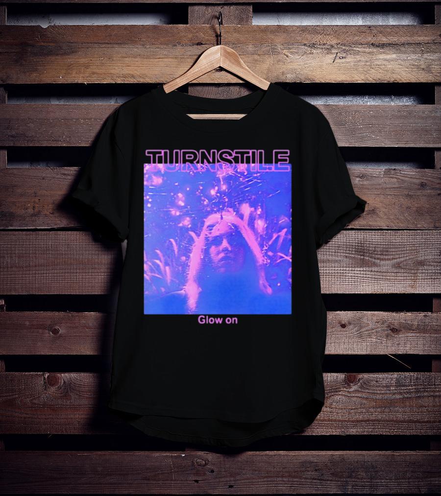 Turnstile Glow On Psychedelic Purple T-Shirt