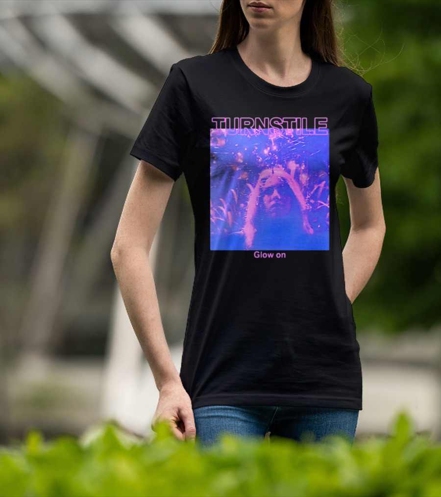 Turnstile Glow On Psychedelic Purple T-Shirt