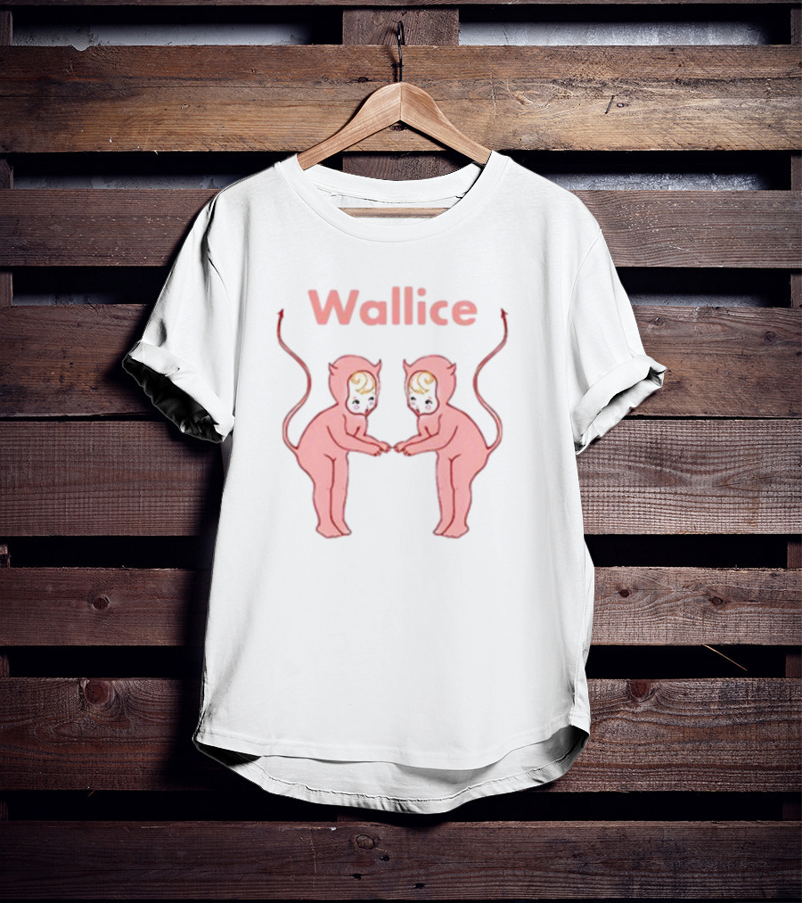 Wallice Little Devil Pink Twins T-Shirt