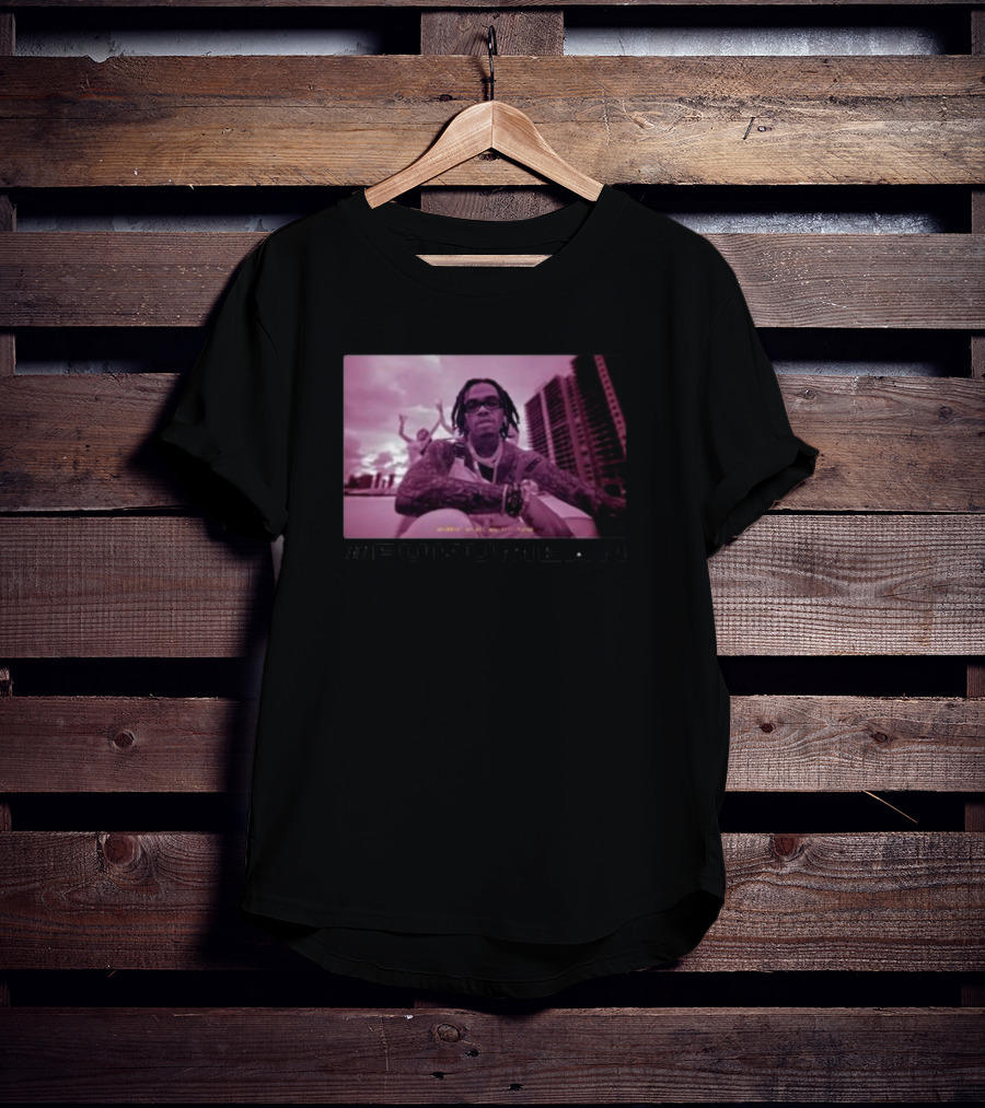 Gunnawunna #Fukumean Urban Style With Pink Tint And Skyline Background T-Shirt