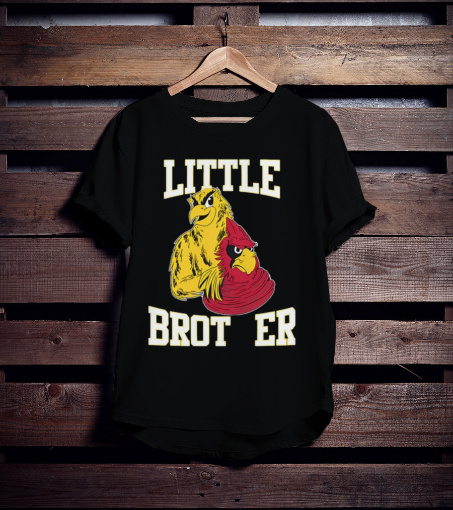 LITTLE BROTHER Iowa Hawkeyes Iowa State Cyclones Rivalry T-Shirt
