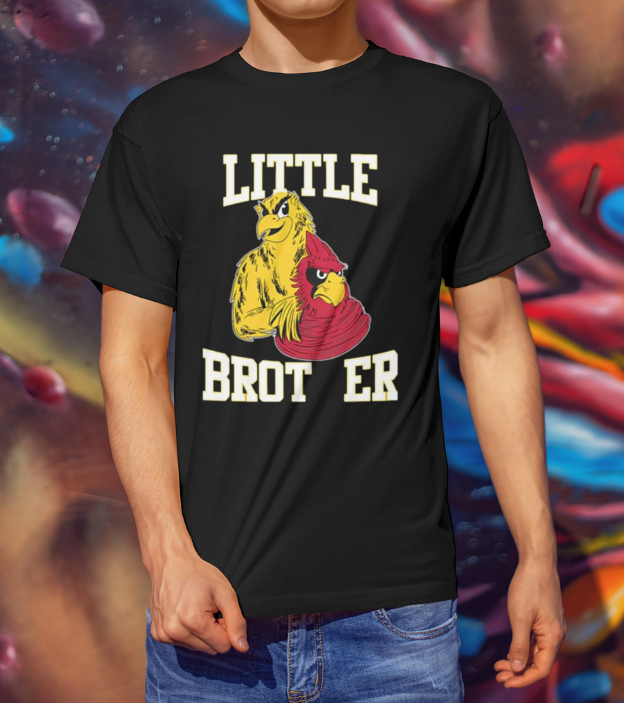 LITTLE BROTHER Iowa Hawkeyes Iowa State Cyclones Rivalry T-Shirt