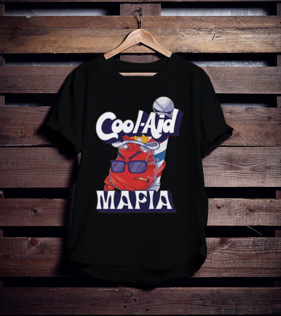 Cool-Aid Mafia Gangster Red Jug Smoking Shades T-Shirt