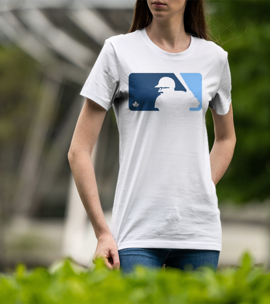 Davis Schneider's Babe Schneider Baseball Silhouette With Canadian T-Shirt