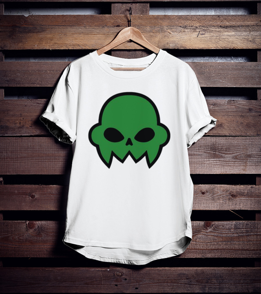 Jake's Green Skull Iconic Halloween Shadow T-Shirt