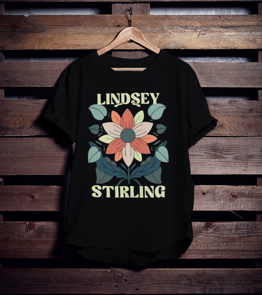Lindsey Stirling Floral Design Flower T-Shirt
