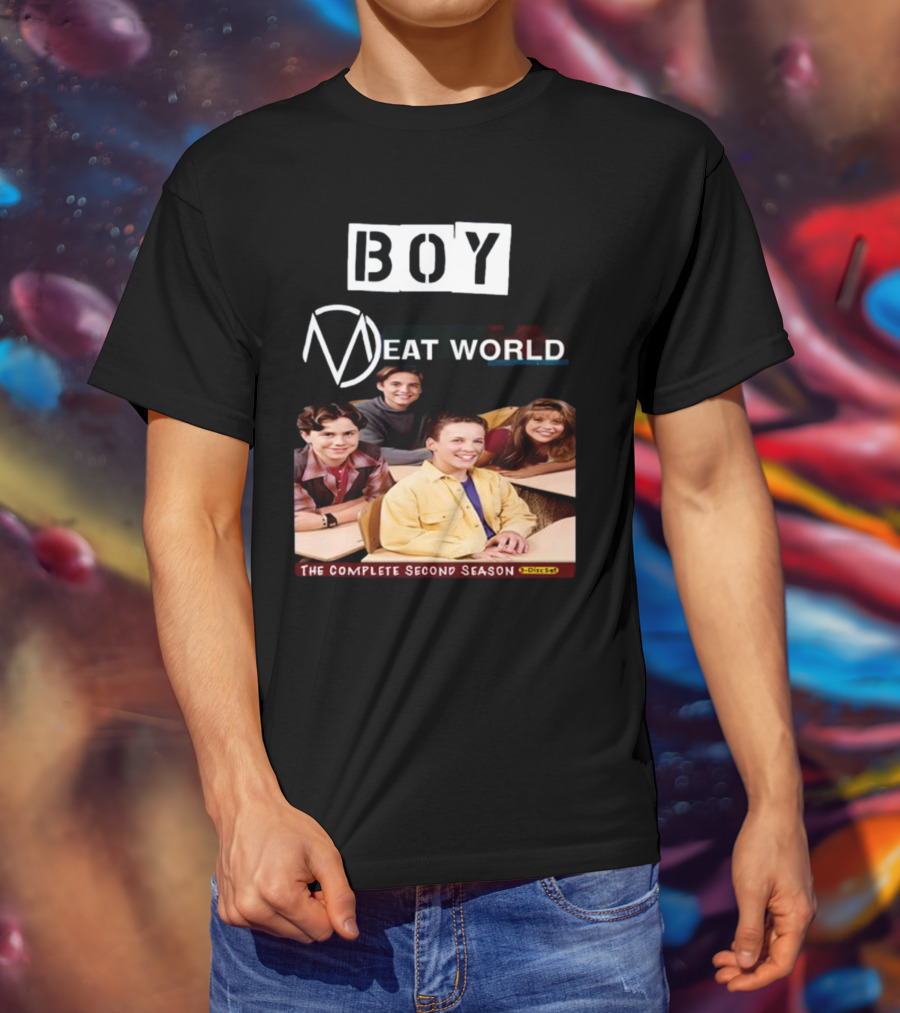 Boy Meat World The Complete Second Season DVD Cast Classroom T-Shirt