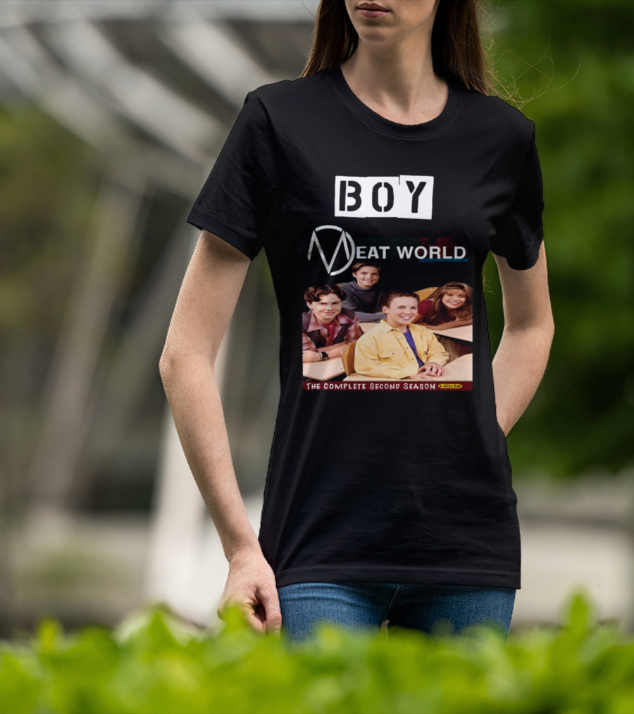 Boy Meat World The Complete Second Season DVD Cast Classroom T-Shirt