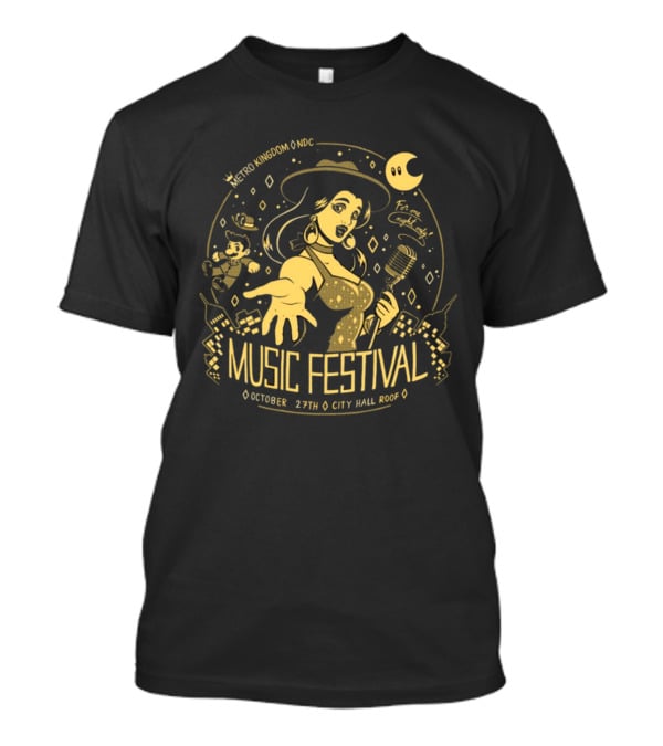 Metro Kingdom Music Festival October 27th City Hall Roof T-Shirt