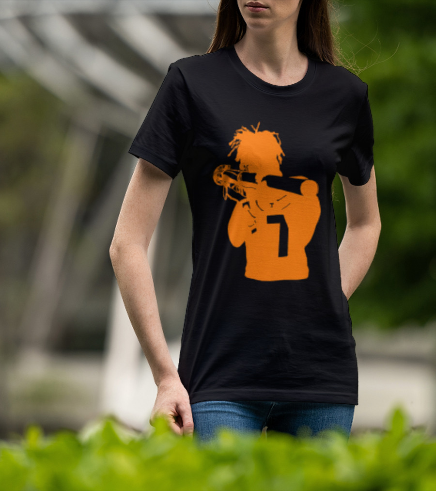 Vol Locked And Loaded Number 7 Football Rocket T-Shirt