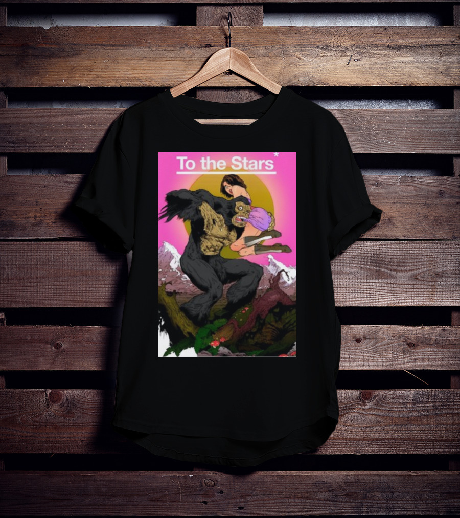 To The Stars Bigfoot Comic By Thomas Tenney T-Shirt