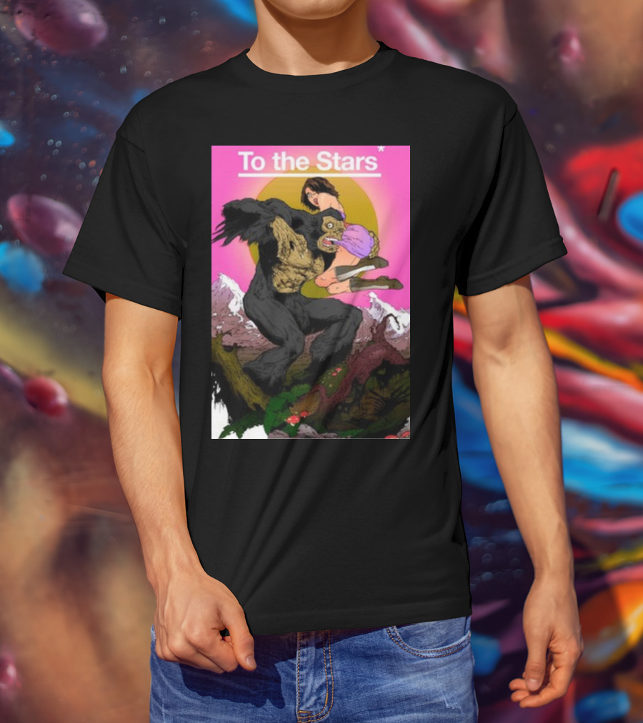 To The Stars Bigfoot Comic By Thomas Tenney T-Shirt