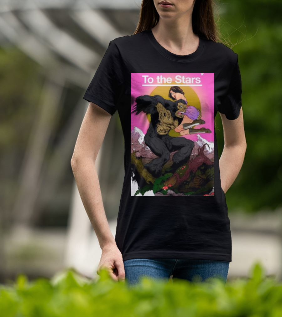 To The Stars Bigfoot Comic By Thomas Tenney T-Shirt