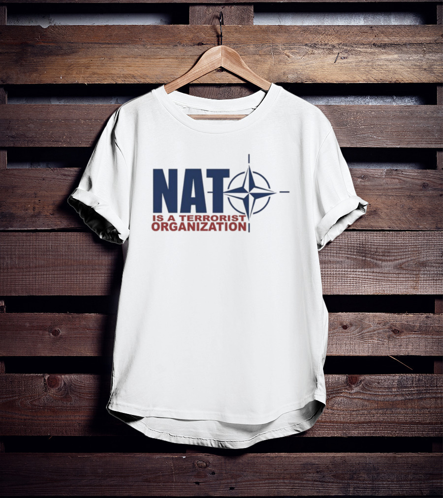 Revolutionary Blackout Network Nat Is A Terrorist Organization NATO T-Shirt