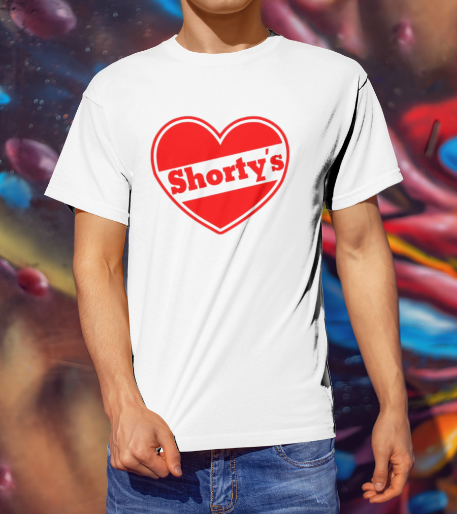 Shorty's Heart Logo Red Heart T-Shirt