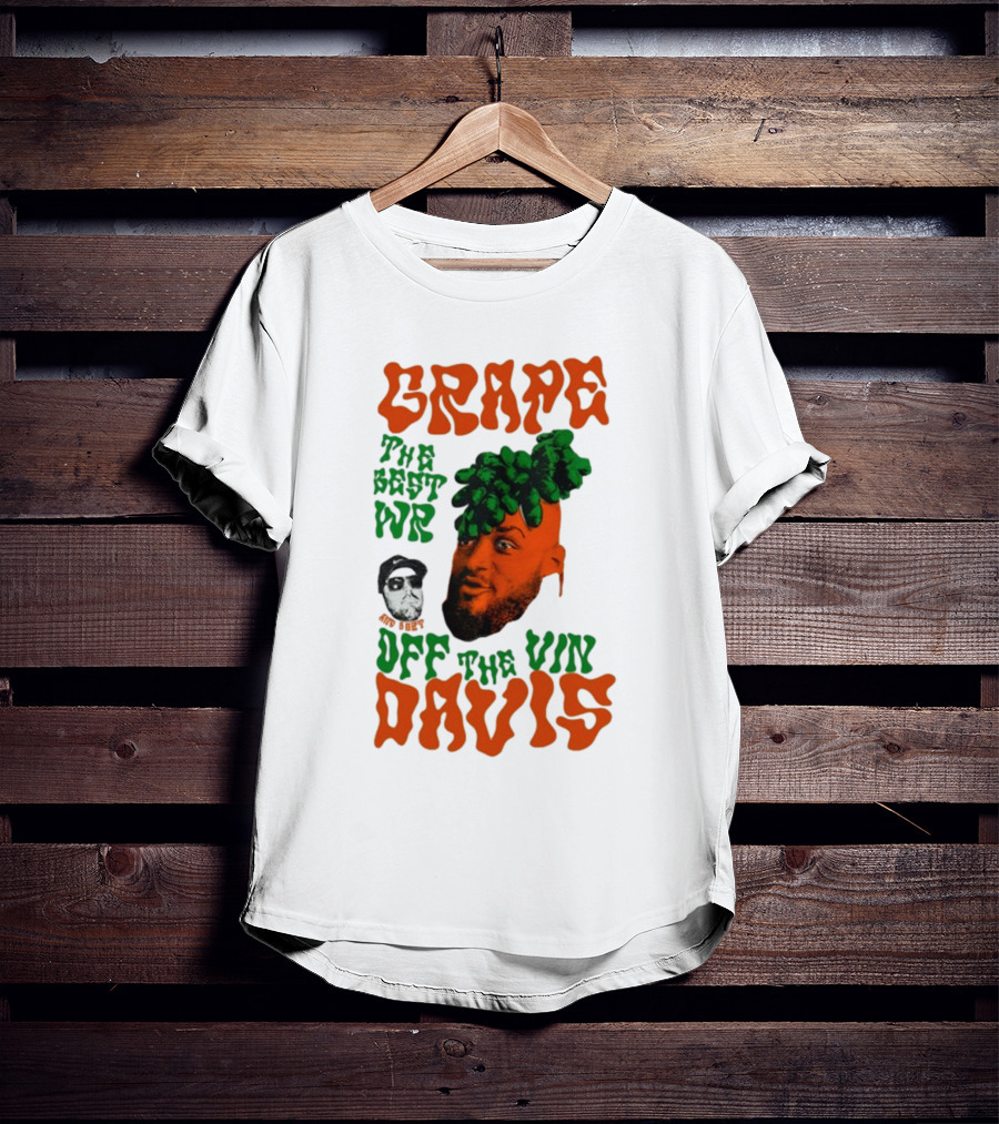Grape Davis The Best WR Off The Vine T-Shirt
