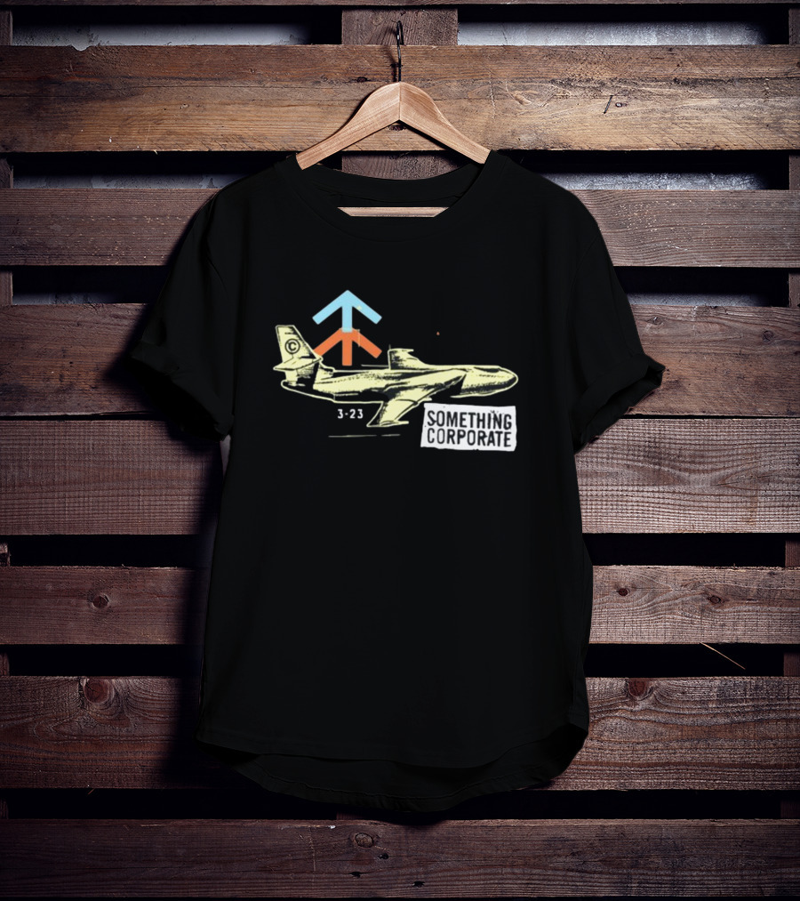 Something Corporate North Airplane 3-23 T-Shirt