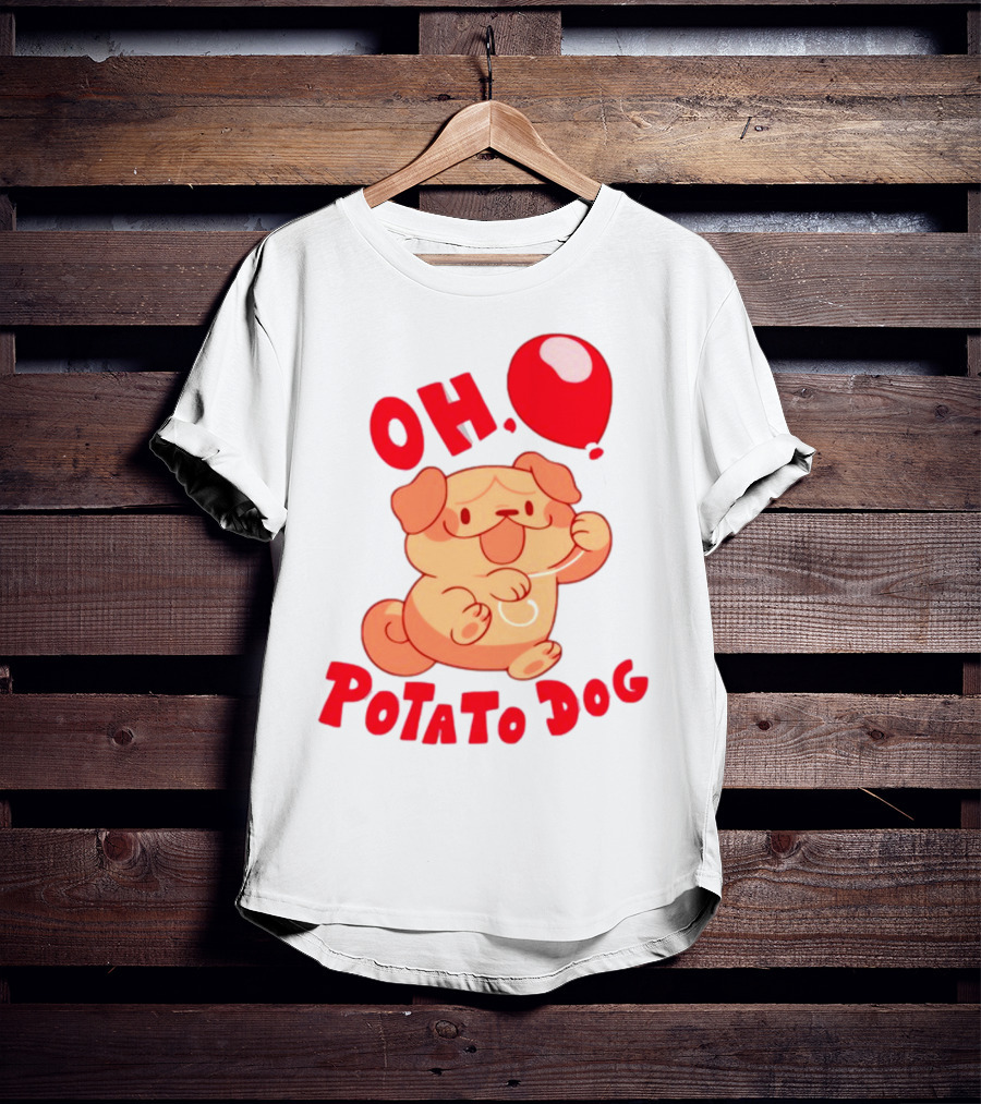 Bandwear Parry Gripp Oh Potato Dog With Balloon T-Shirt