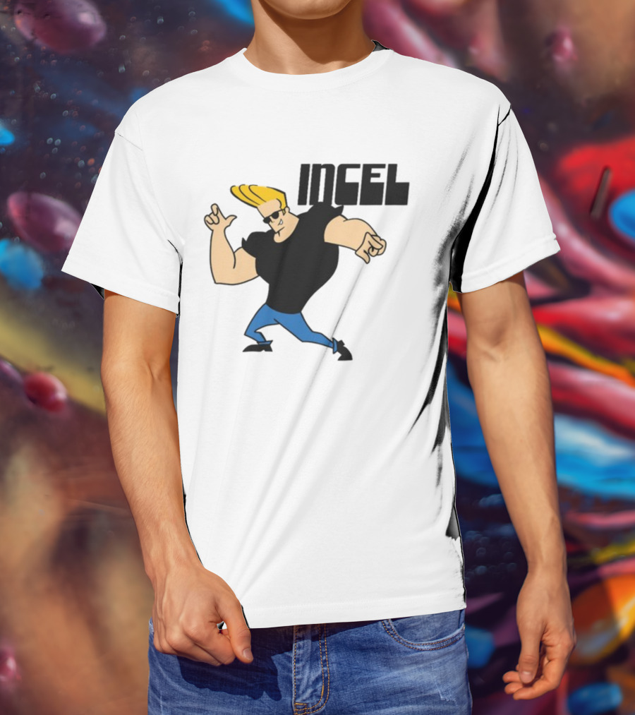 Incel Character With Blond Hair And Sunglasses T-Shirt