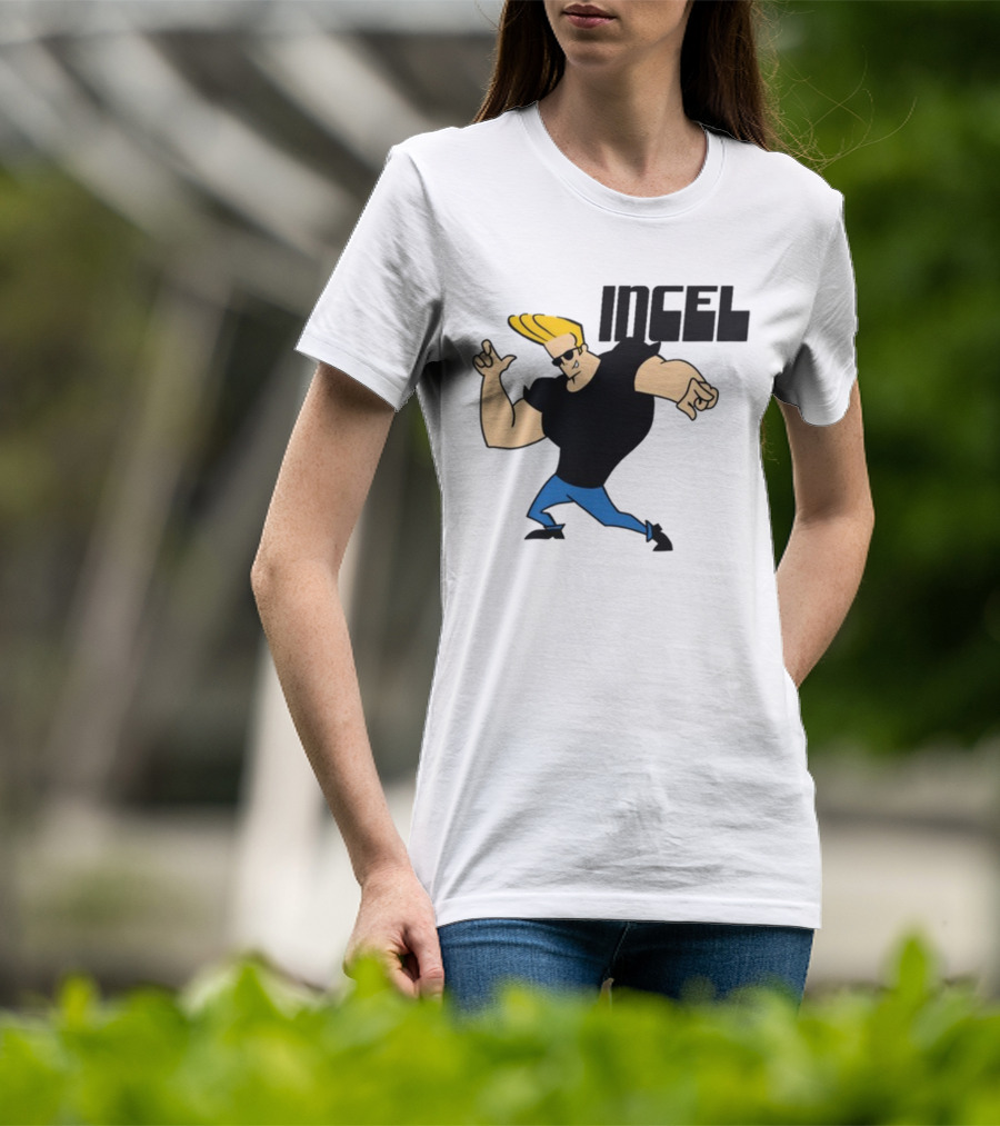 Incel Character With Blond Hair And Sunglasses T-Shirt