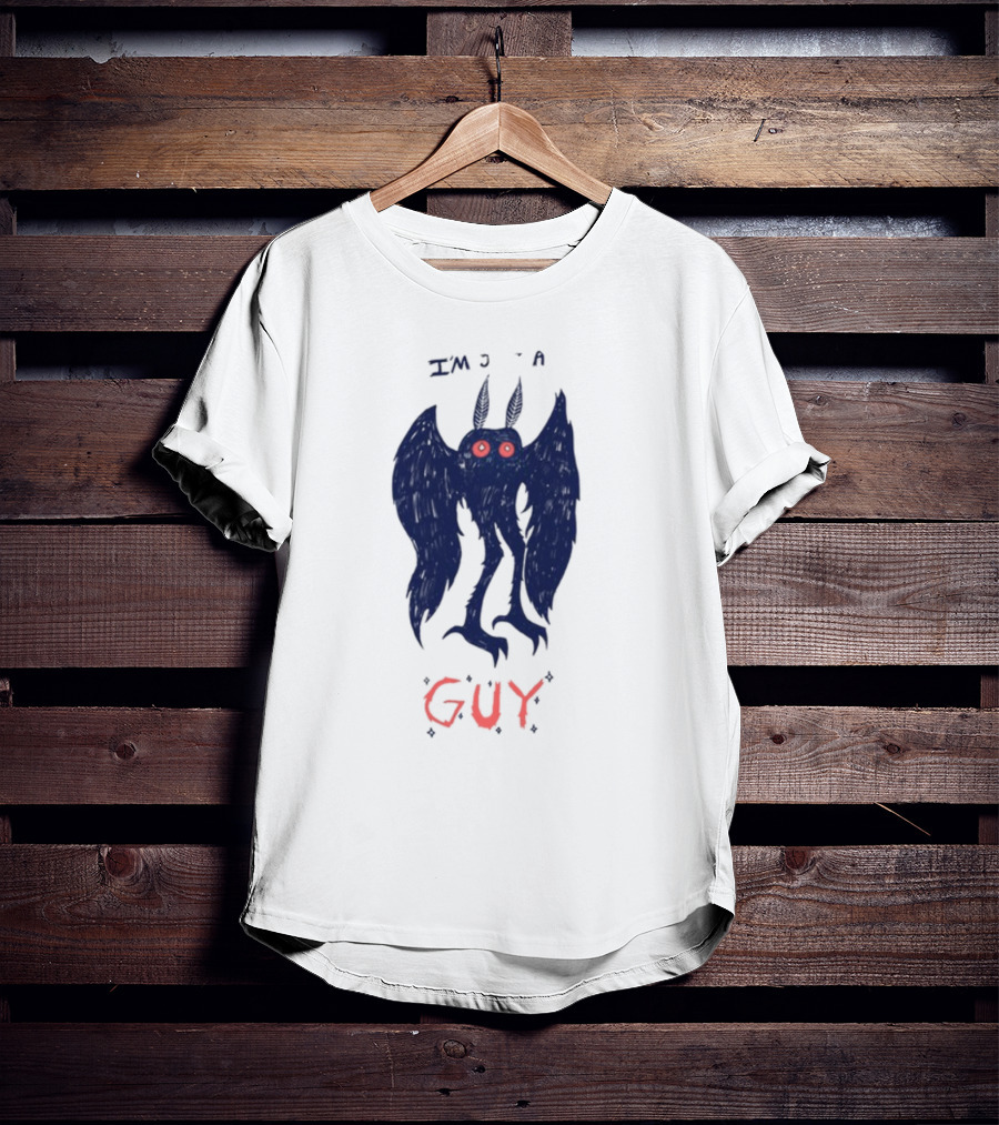 Mothman I’M Just A Guy Red-Eyed Creature T-Shirt