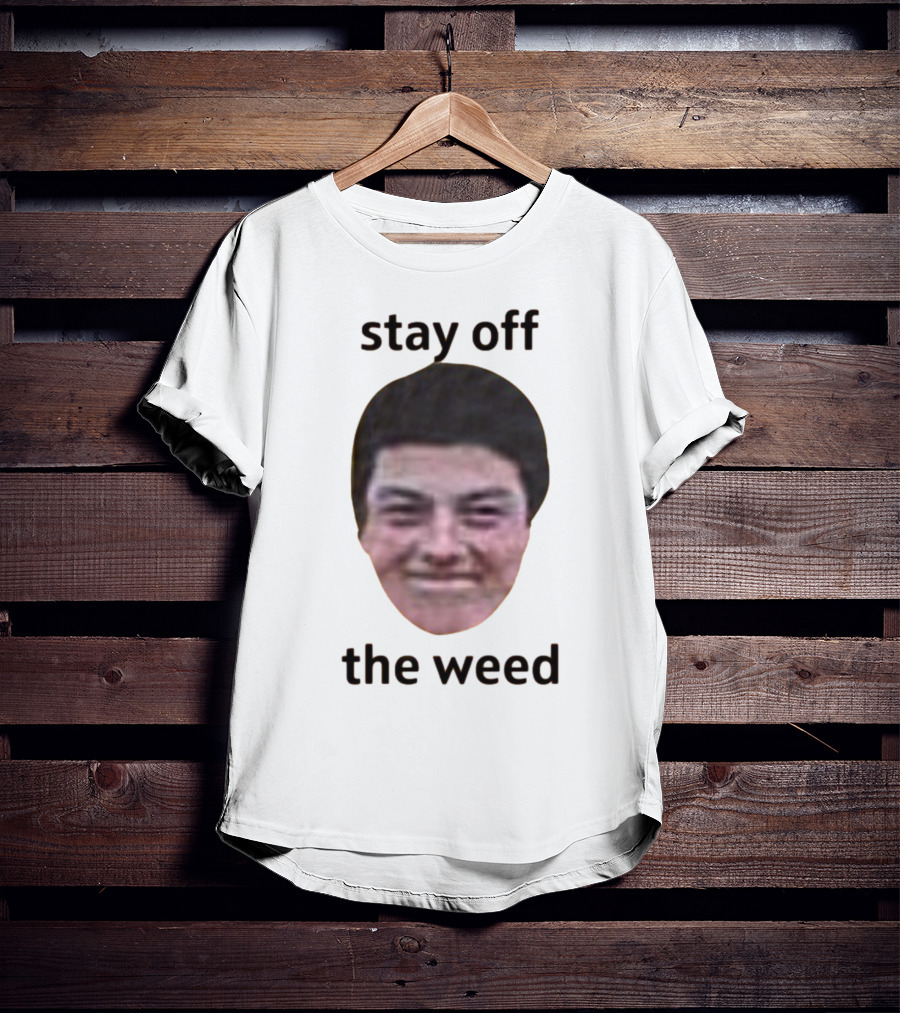Stay Off The Weed Viktor Hovland Face T-Shirt