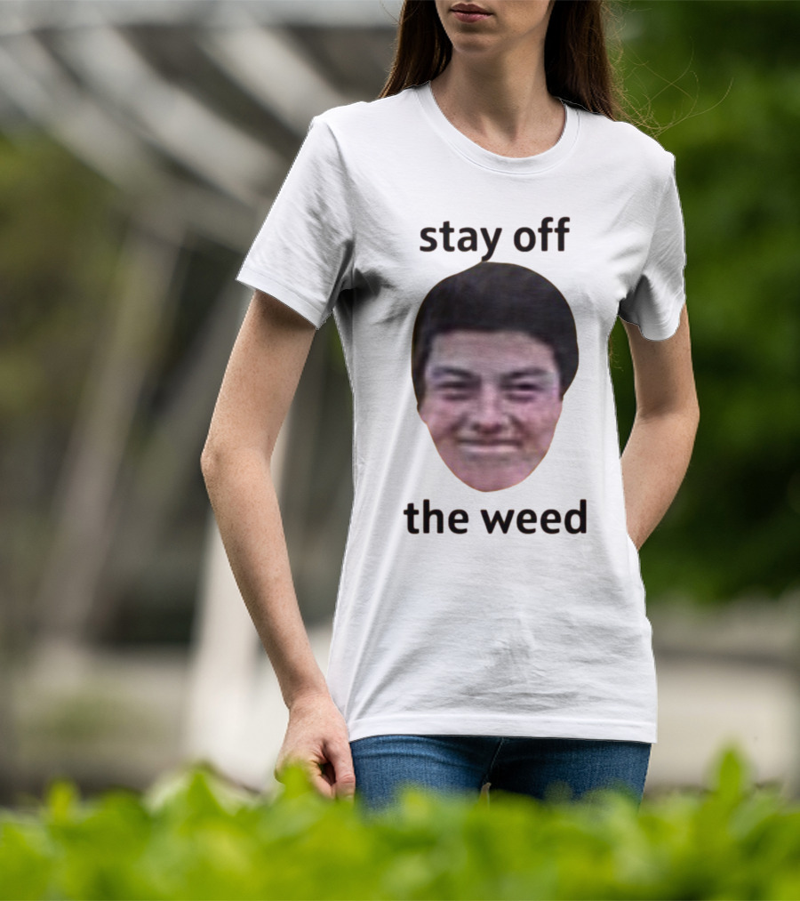 Stay Off The Weed Viktor Hovland Face T-Shirt