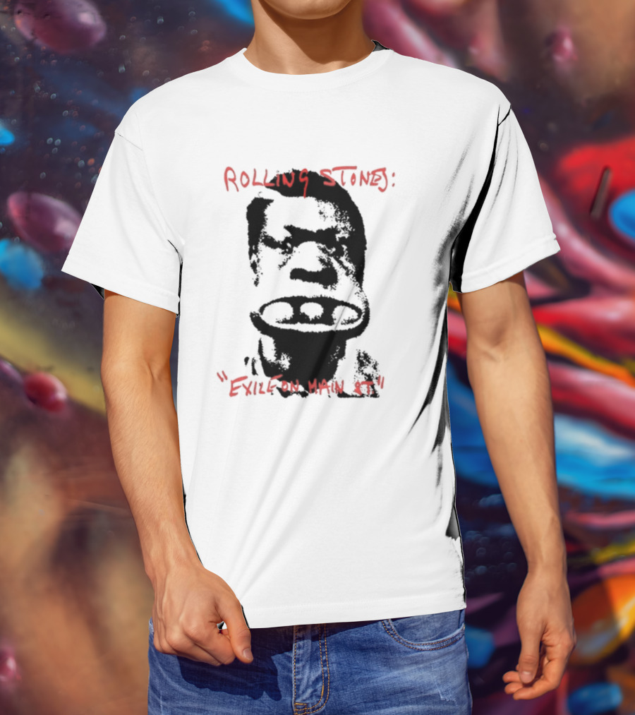 Rolling Stones Exile On Main St Sketch Face T-Shirt