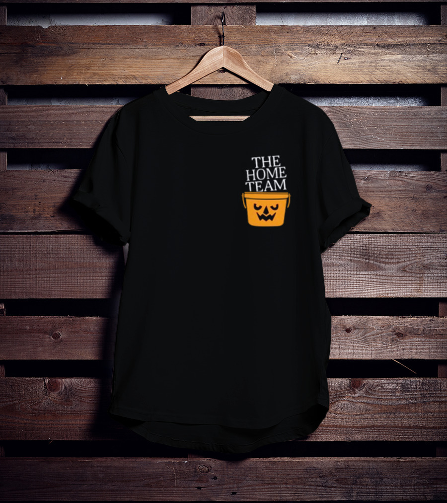 The Home Team Halloween Trick Or Treat Pumpkin Bucket T-Shirt
