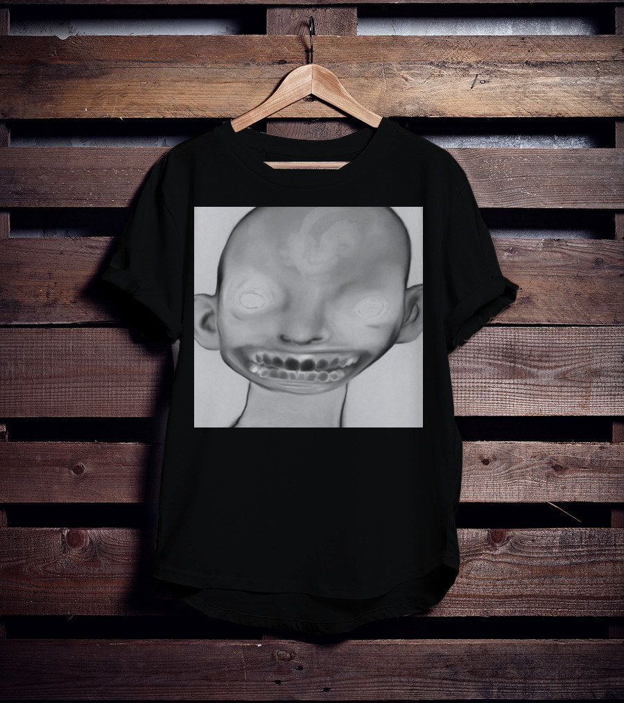 Horizonsupply Heart Stops Beating Eerie Skull Face T-Shirt