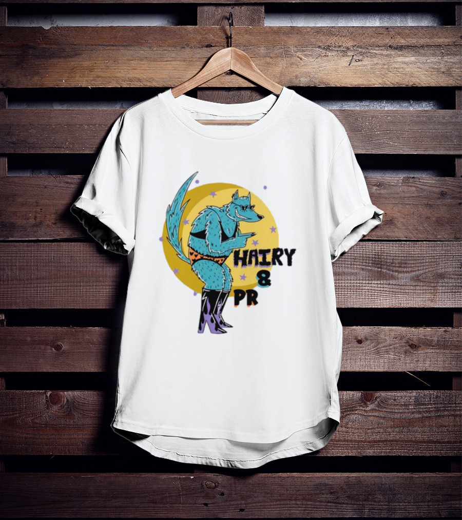 Hairy And Proud Moonlit Werewolf T-Shirt