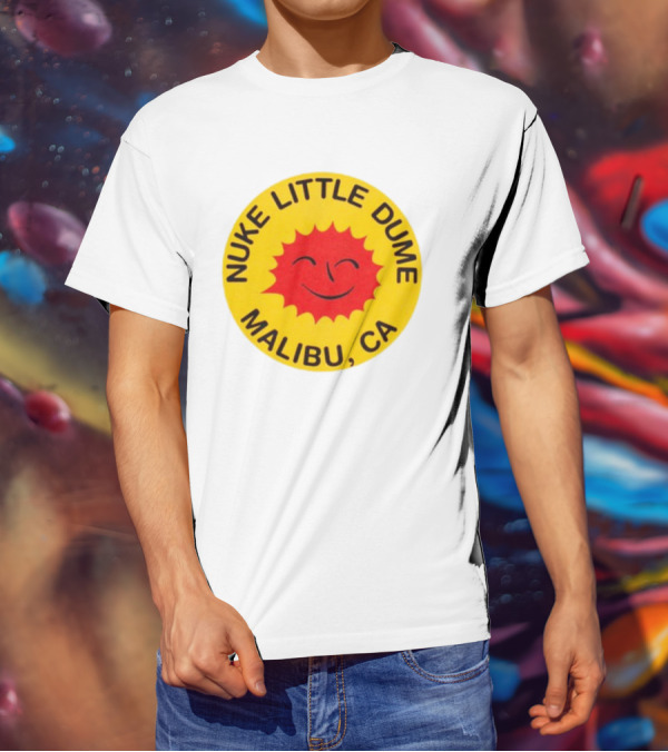 Nuke Little Dume Malibu CA Smiling Sun T-Shirt