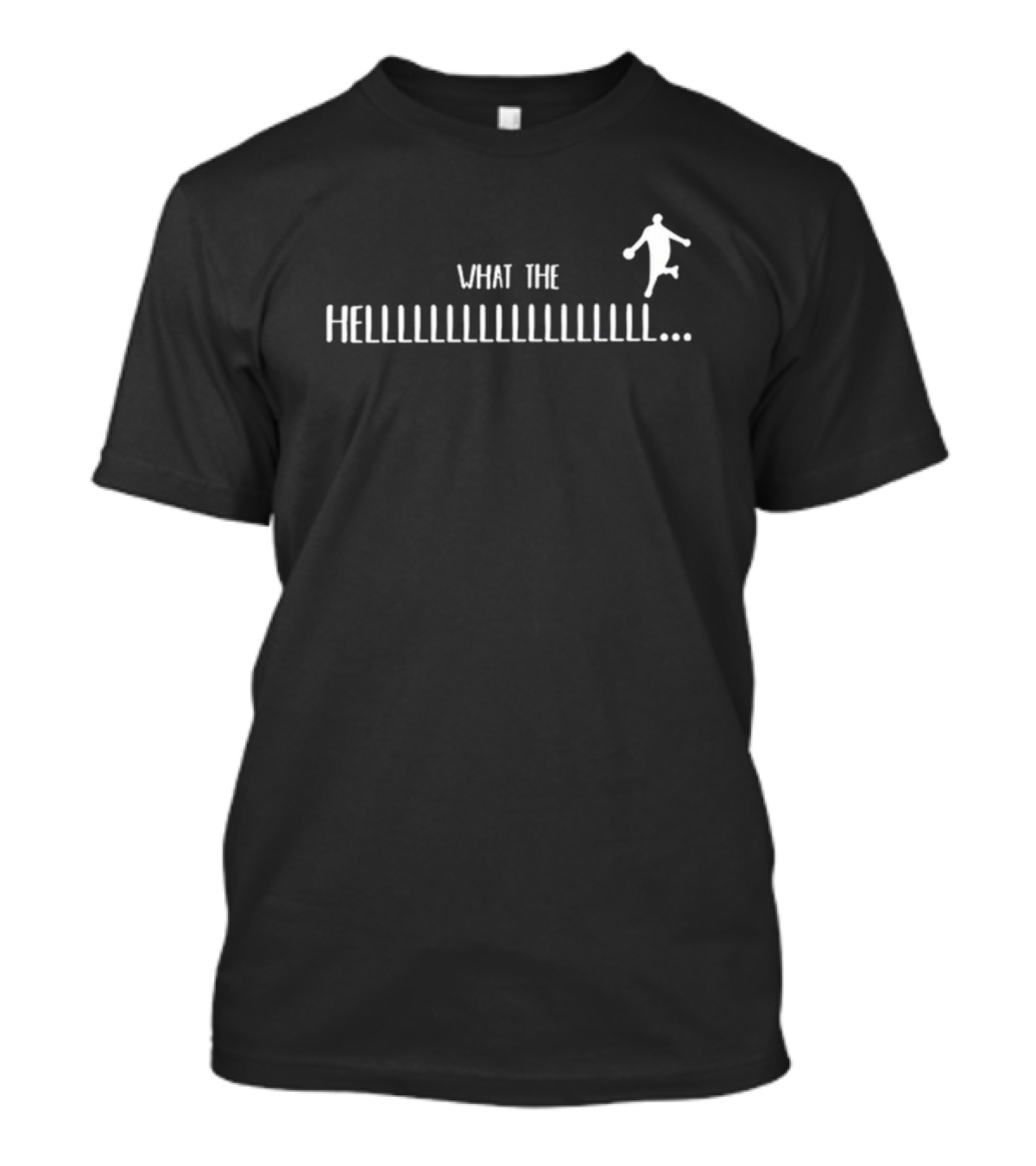 WHAT THE HELL Basketball Player T-Shirt