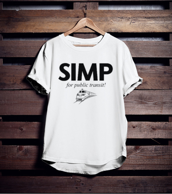SIMP For Public Transit With Train T-Shirt