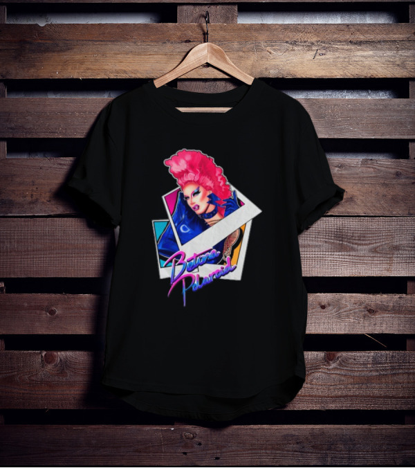 Betina Polaroid Vibrant Drag Persona In T-Shirt