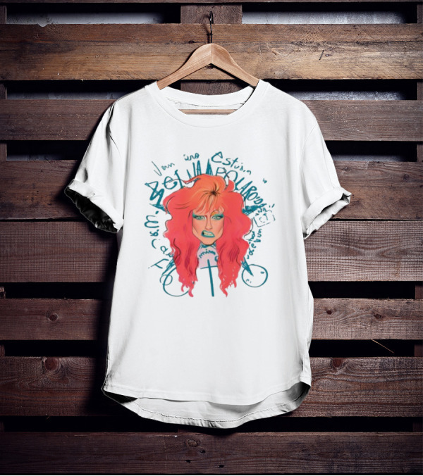 Vem Pro Estudio Da Betina Polaroid Vibrant Neon Portrait 80s T-Shirt