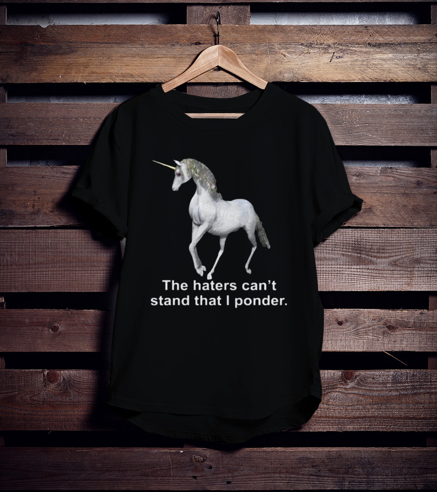The Haters Can't Stand That I Ponder Unicorn T-Shirt