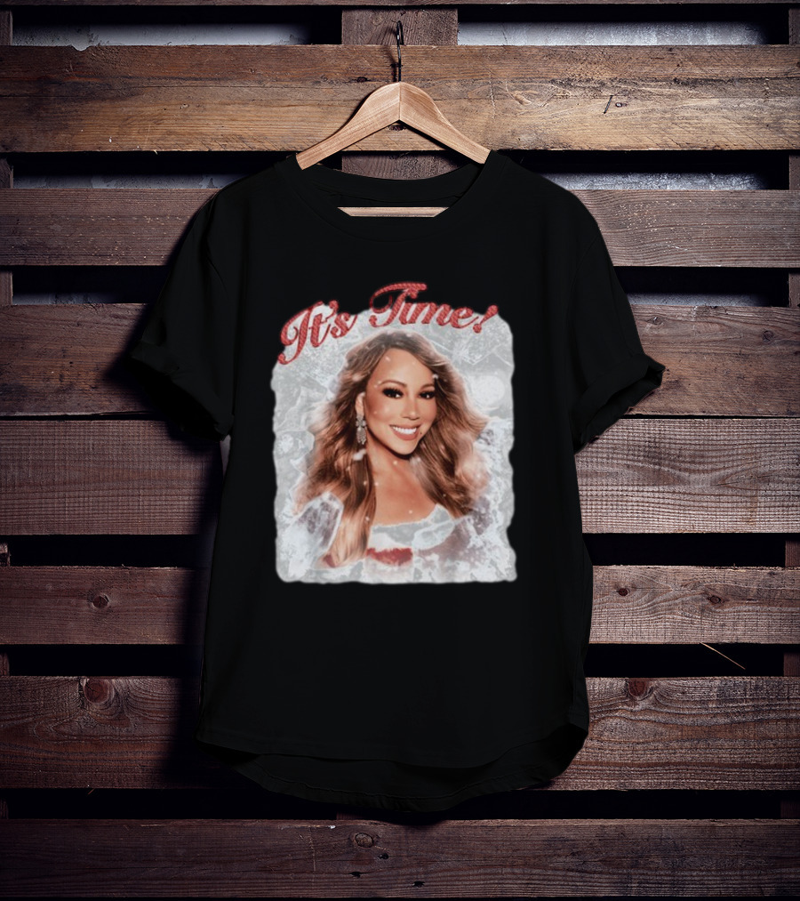 Mariah Carey It's Time Festive Winter T-Shirt