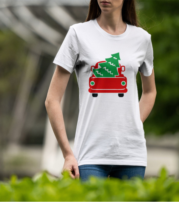 Purchase Wholesale Christmas Free Tree Car T-Shirt
