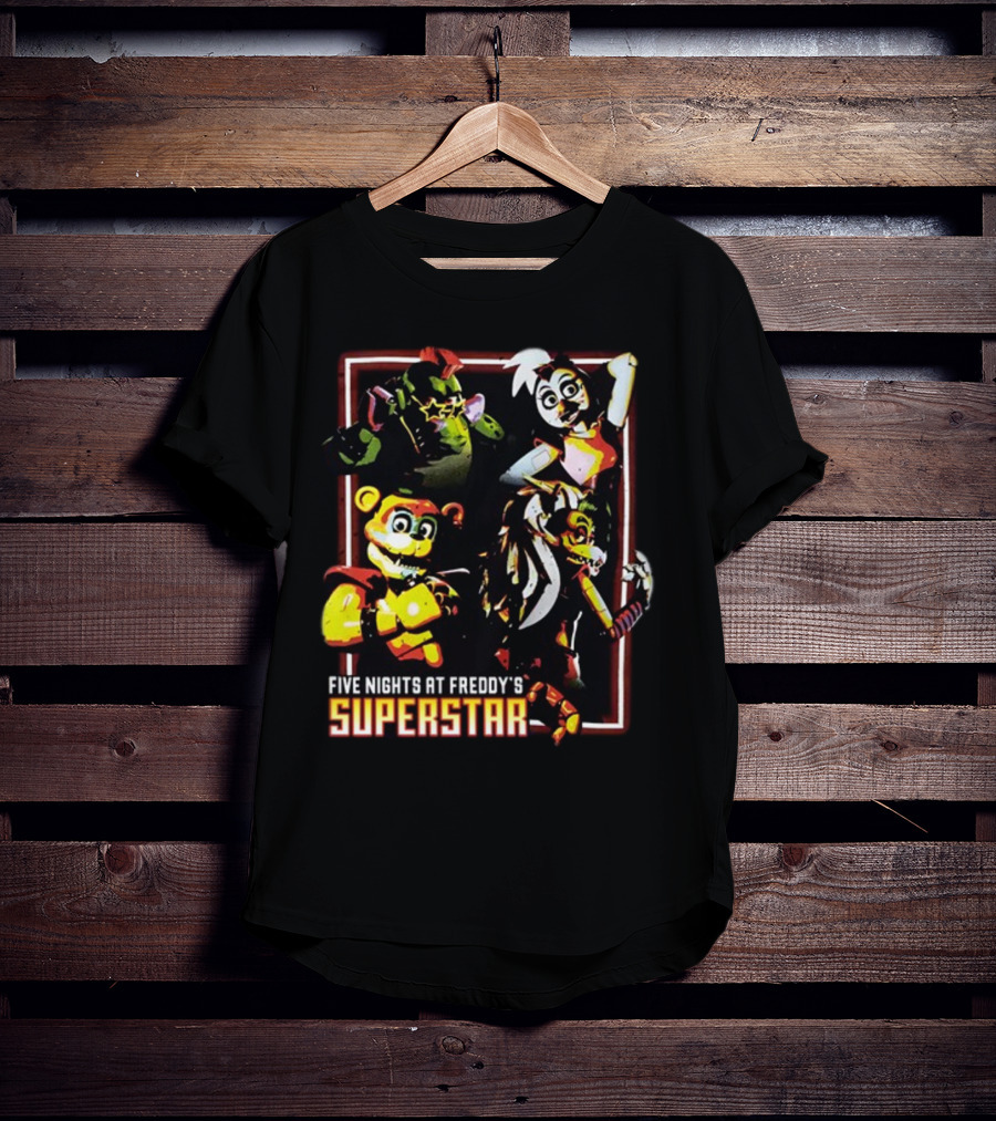 Five Nights At Freddy's Superstar Characters T-Shirt
