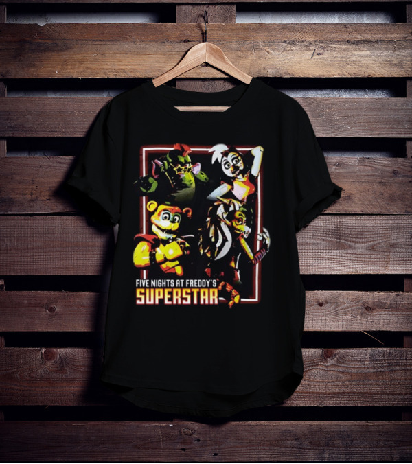 Five Nights At Freddy's Superstar Characters T-Shirt